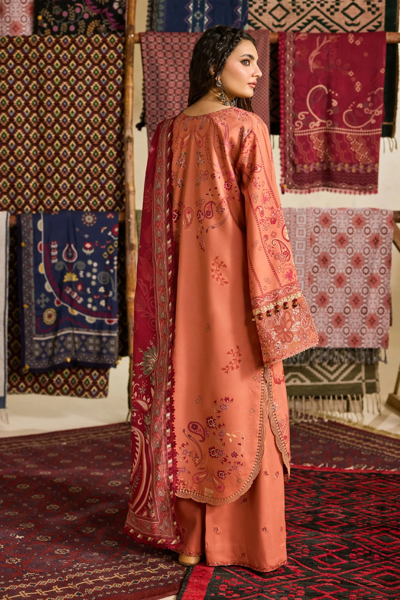 Zync One Nation By Florent Unstitched 3 Piece Winter Vol-01 Suit-FL-09-B - Image 3