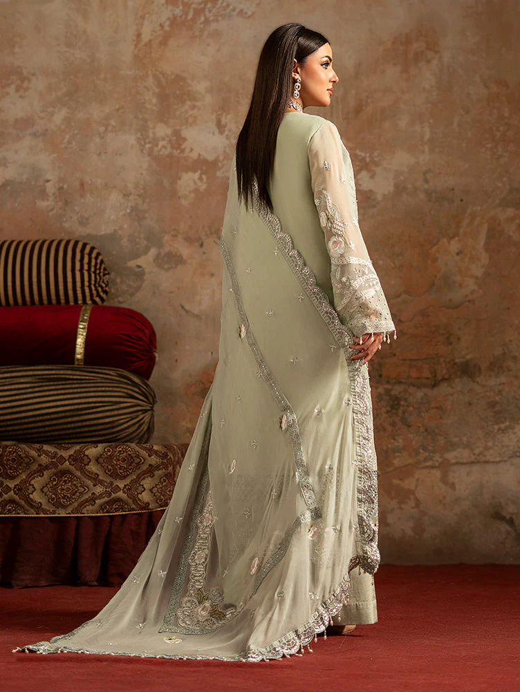 Zircon Vol 11 By Zebtan Unstitched 3 Piece Luxury Formals Suit-ZQ-02 - Image 2