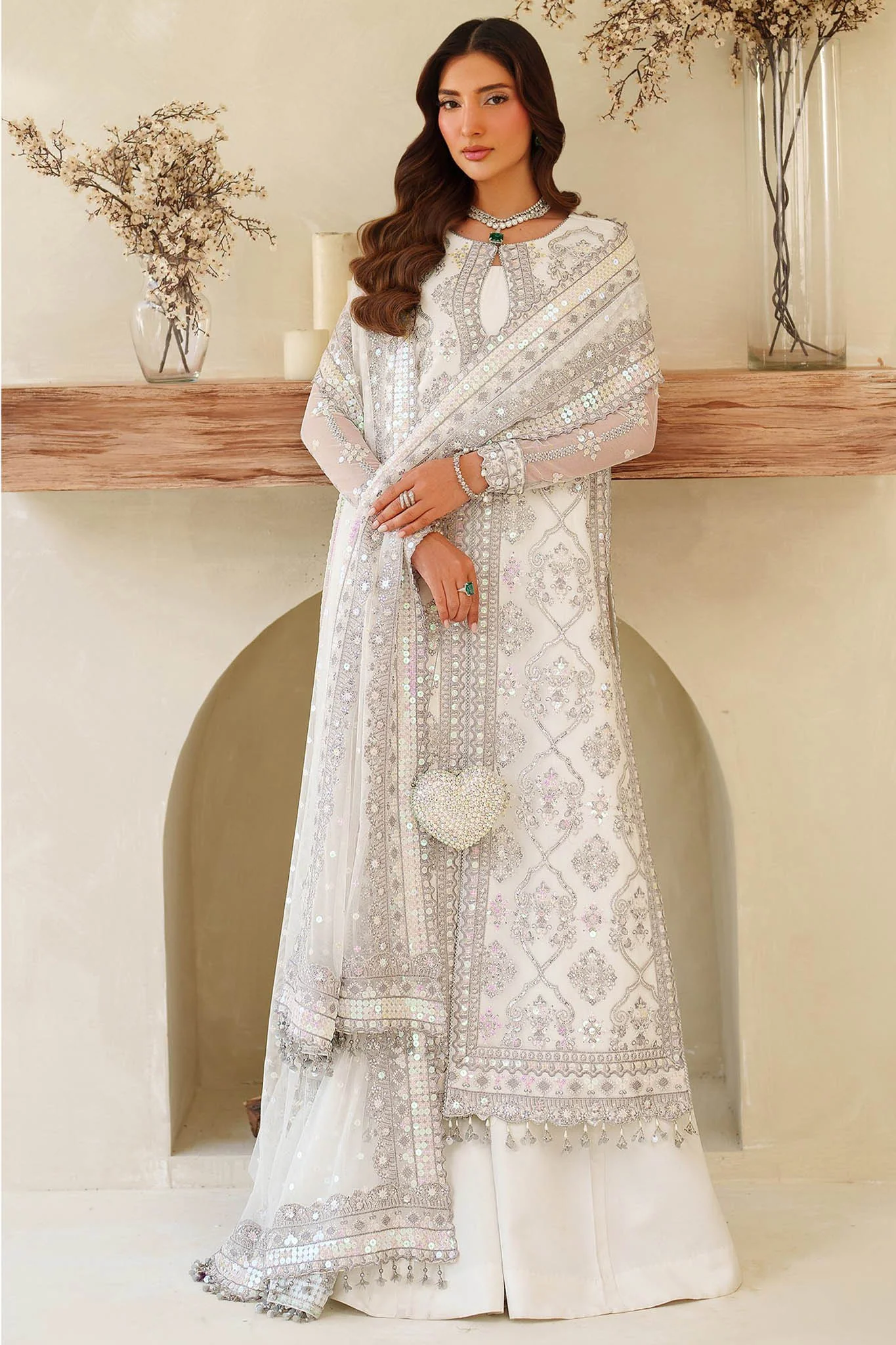 Meesa By Zarif Unstitched 3 Piece Luxury Formals Suit-ZRF-ML-01-MEEHAR - Image 4