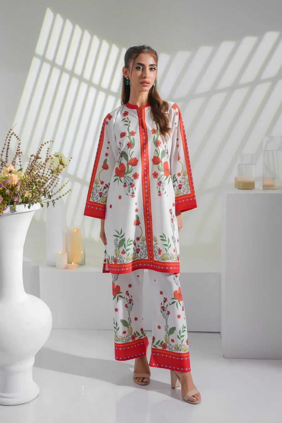 Dhaga Stitched 2 Piece Crepe Suit-Zuri