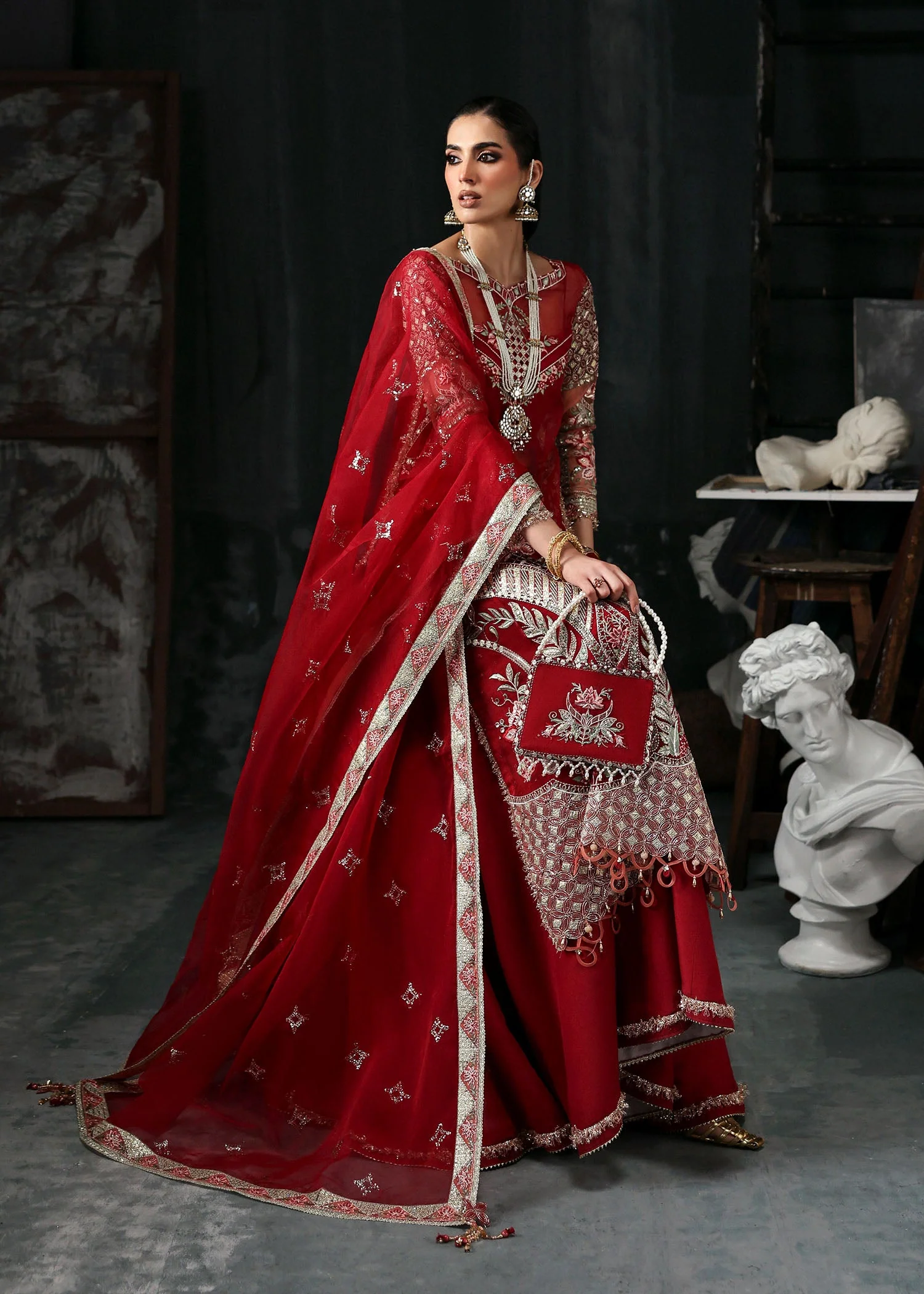 Tara By Sardinia Unstitched 3 Piece Wedding Collection-ZURI - Image 7