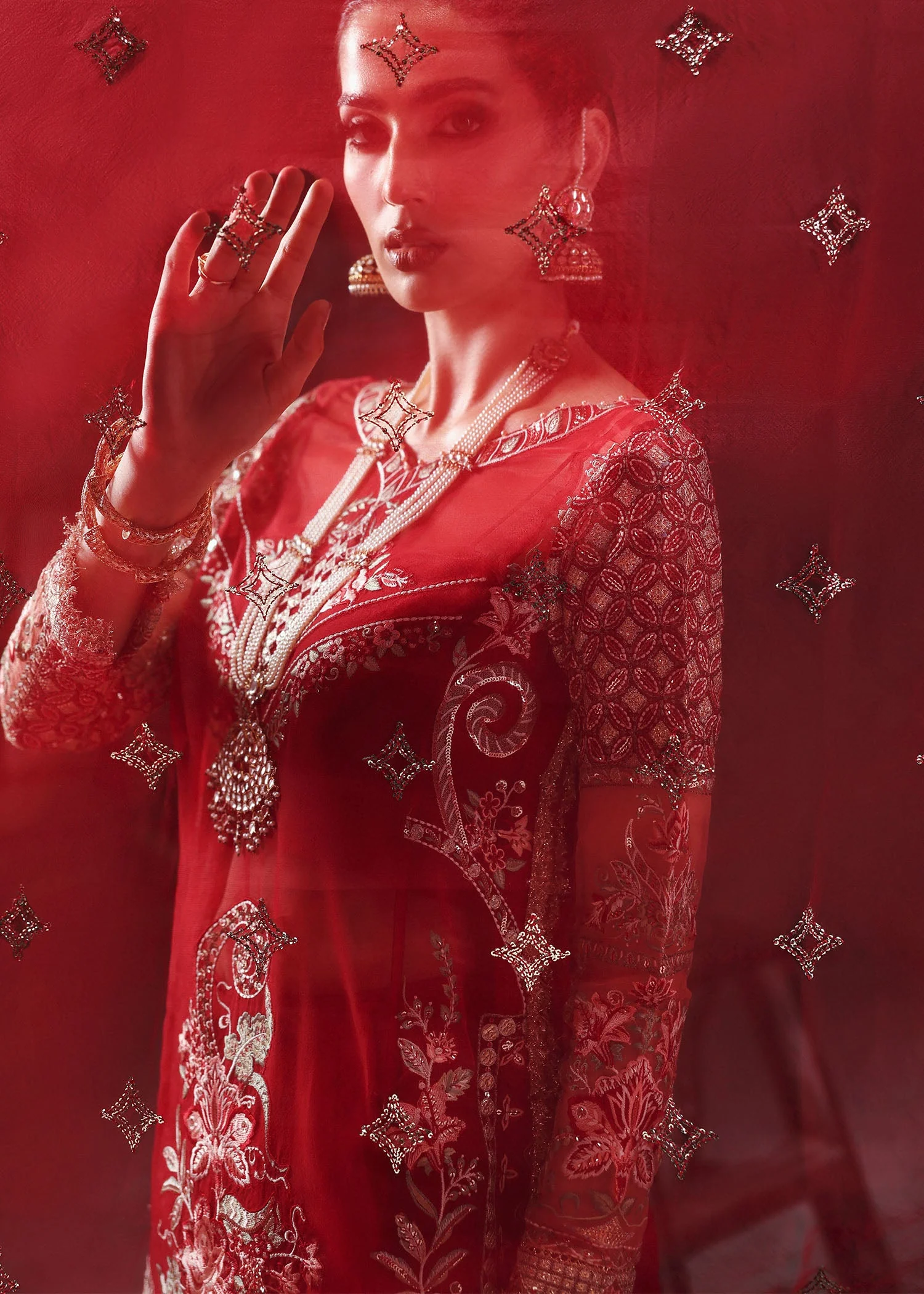 Tara By Sardinia Unstitched 3 Piece Wedding Collection-ZURI - Image 8
