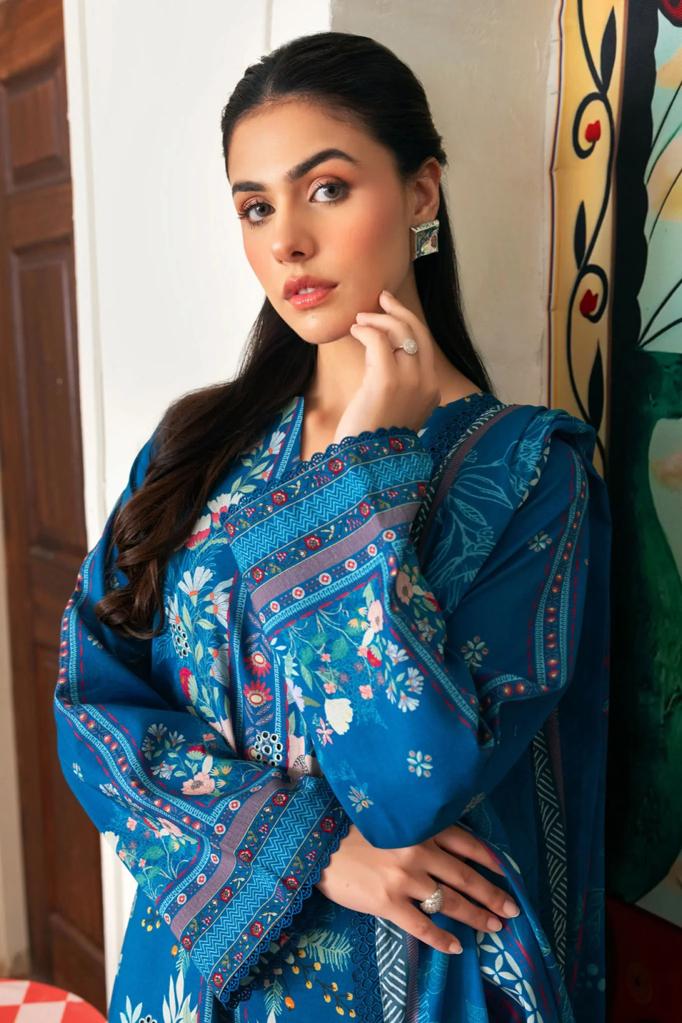 Zync By Florent Unstitched 3 Piece Daily Wear Vol-02 Suit-ZY-06-B - Image 3