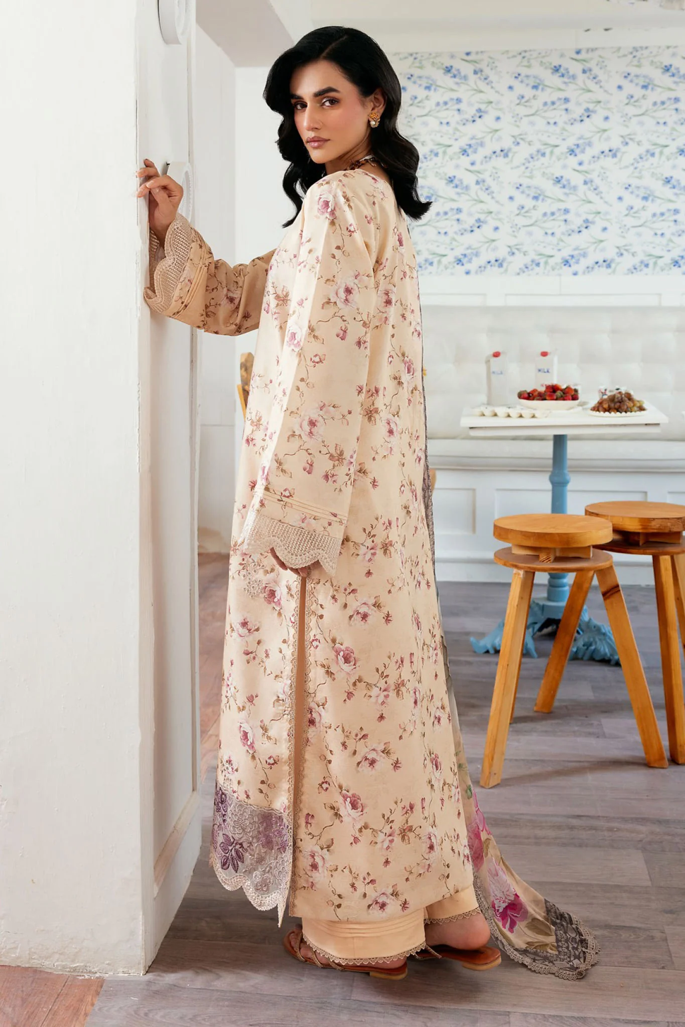 Zync By Florent Unstitched 3 Piece Daily Wear Vol-02 Suit-ZY-11 - Image 3