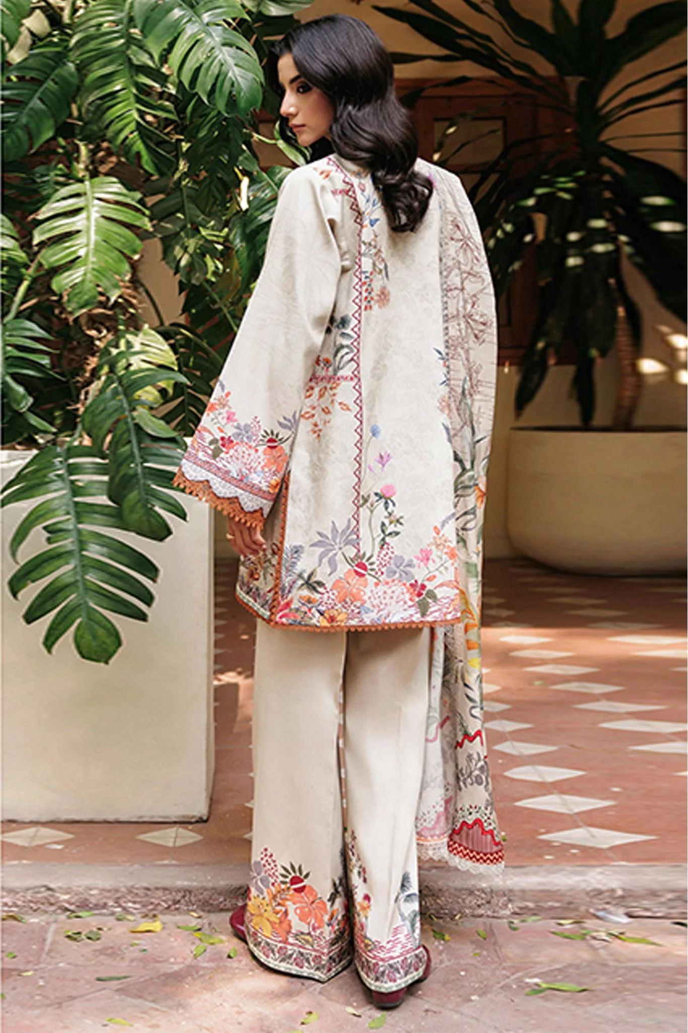 Zync Whispers By Florent Unstitched 3 Piece Winter Suit-FL-2A - Image 3