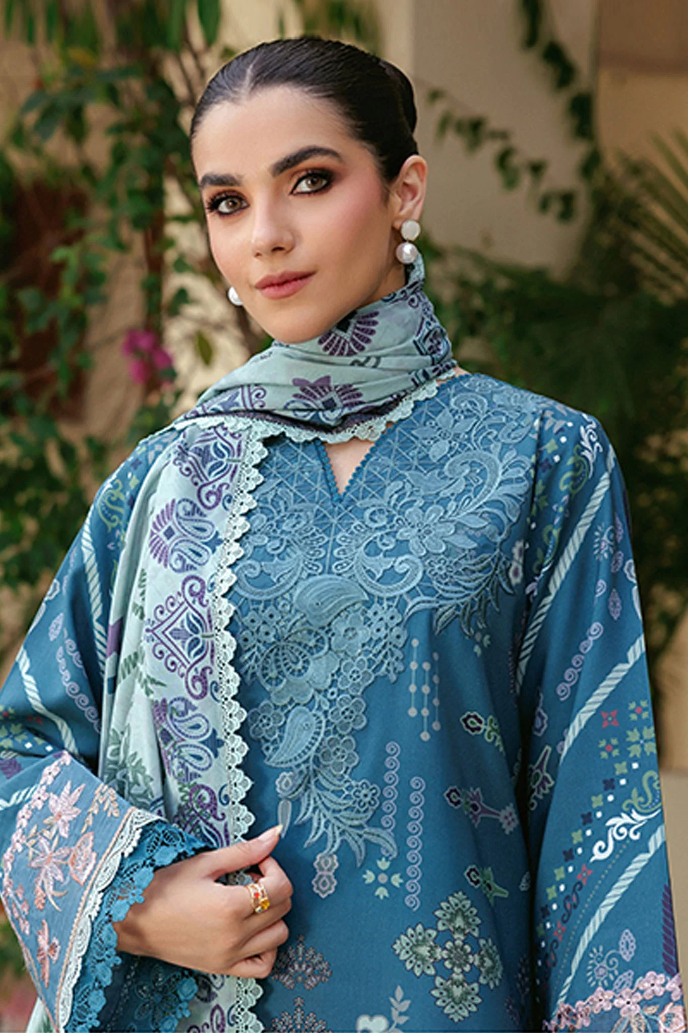 Zync Whispers By Florent Unstitched 3 Piece Winter Suit-FL-5B - Image 2