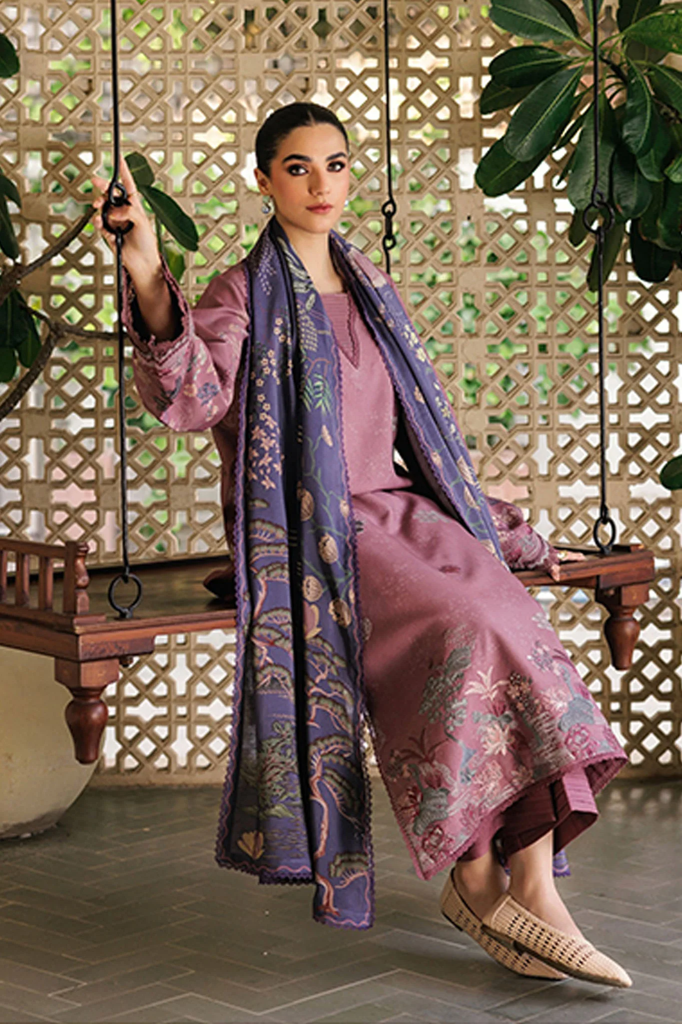 Zync Whispers By Florent Unstitched 3 Piece Winter Suit-FL-9A