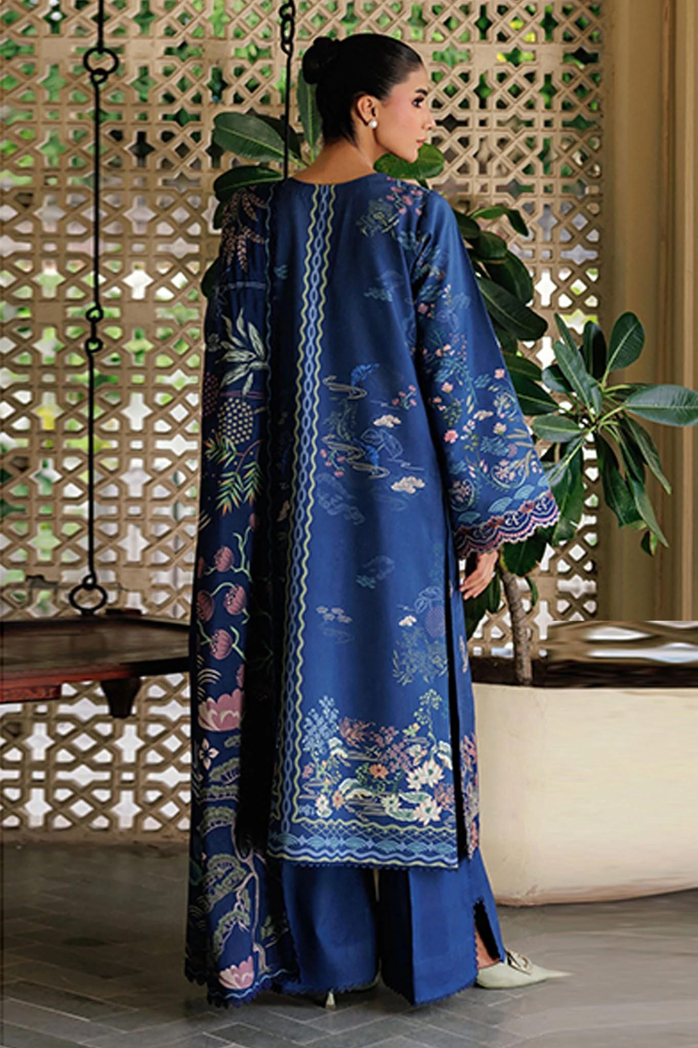 Zync Whispers By Florent Unstitched 3 Piece Winter Suit-FL-9B - Image 3